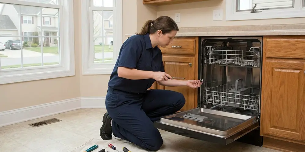 Dishwasher Latch Replacement in Auburn, MA