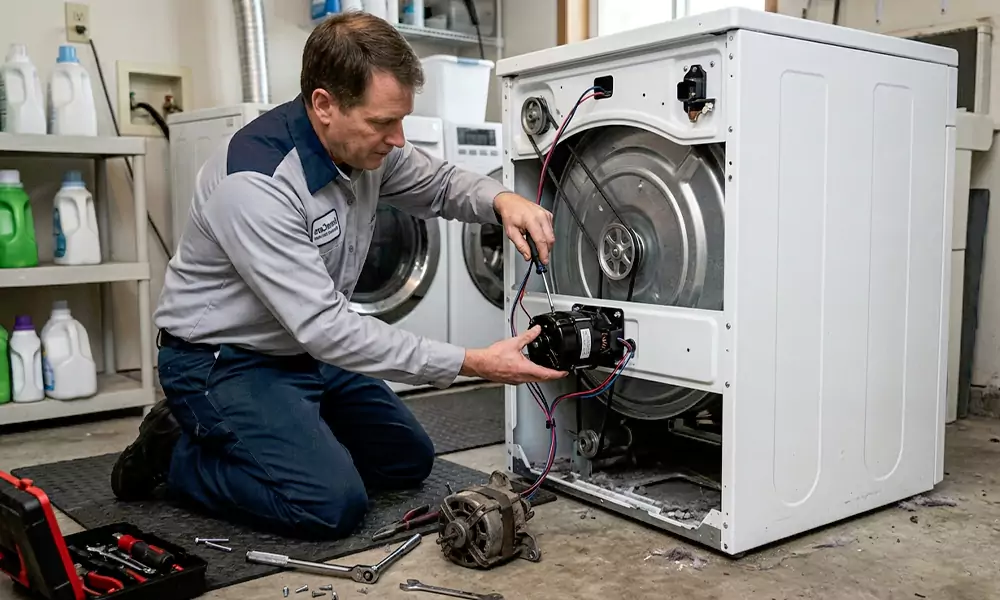 Dryer Motor Replacement in Auburn, MA