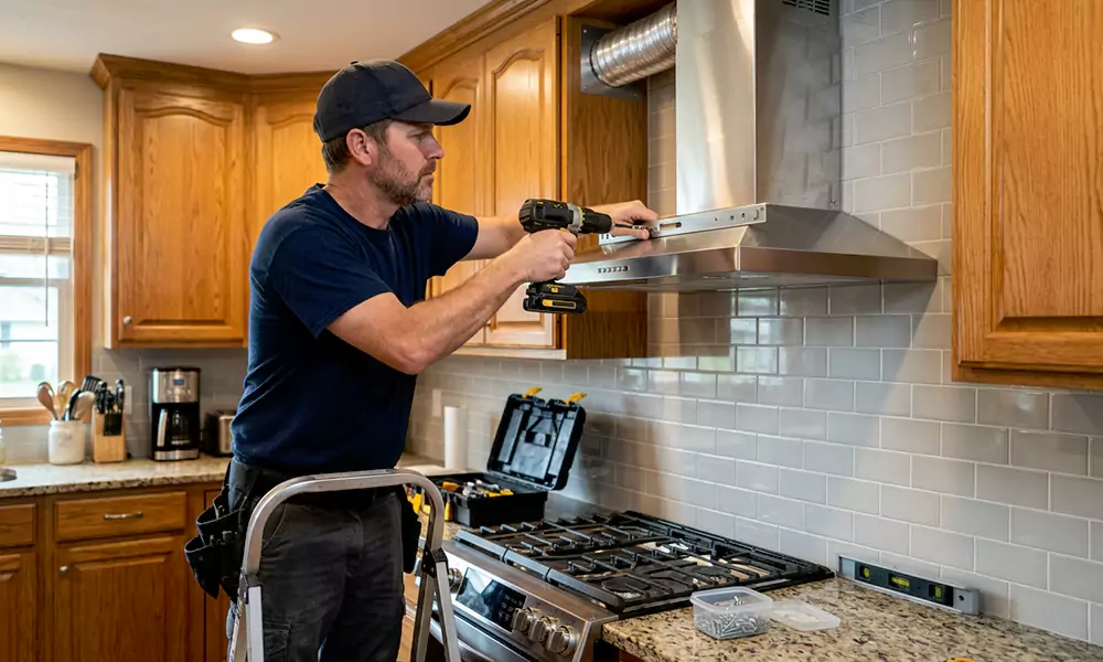Range Hood Installation in Auburn, MA
