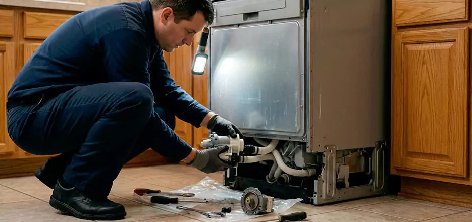 Dishwasher Drain Hose Repair in Auburn