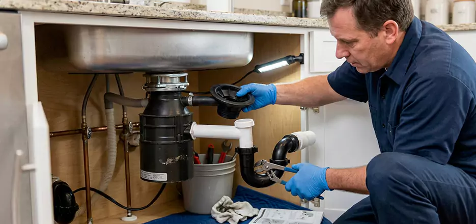 Garbage Disposal Splash Guard and Trap Installation in Auburn