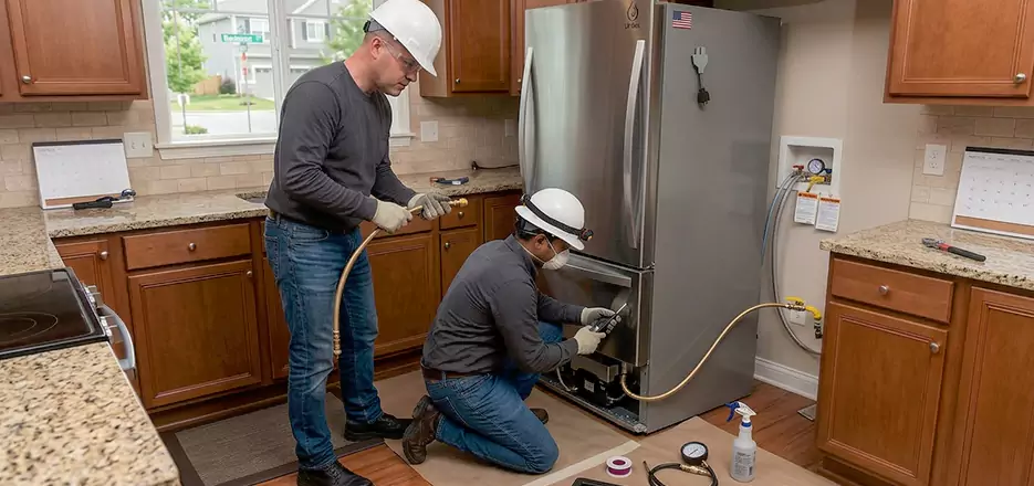 Propane Refrigerator Installation in Auburn